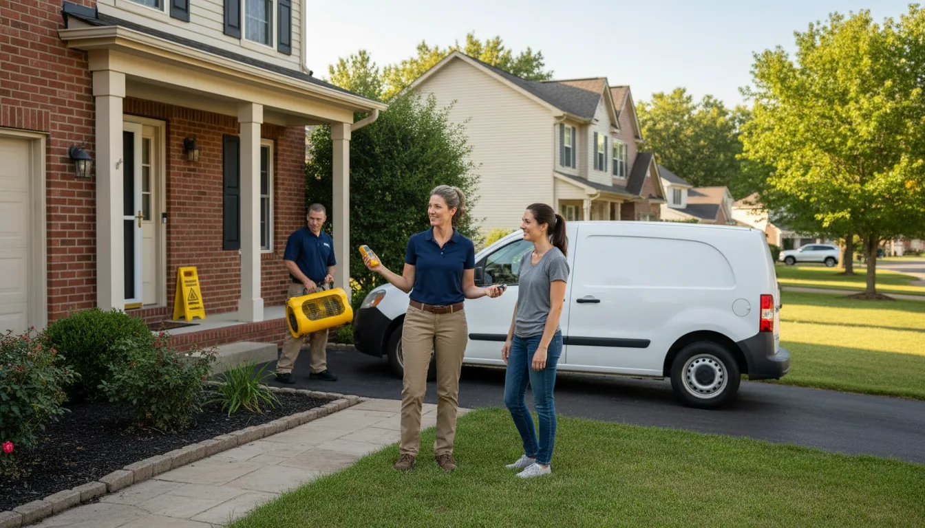 Residential water damage restoration in Elmhurst, IL